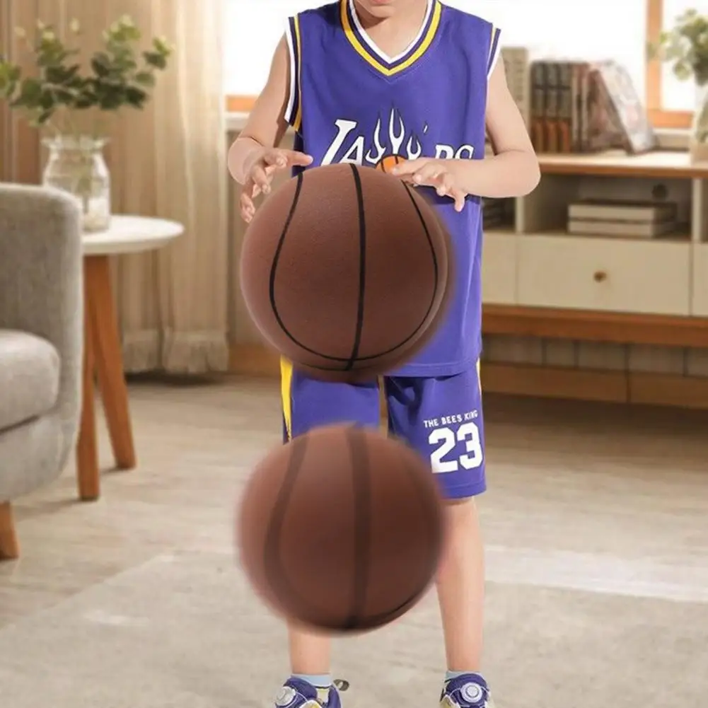 Sound-dampening Basketball Low-noise Silent Basketball for Indoor Outdoor Training Lightweight Exercise Ball with Easy Grip
Sound-dampening Basketball Low-noise Silent Basketball for Indoor Outdoor Training Lightweight Exercise Ball with Easy Grip