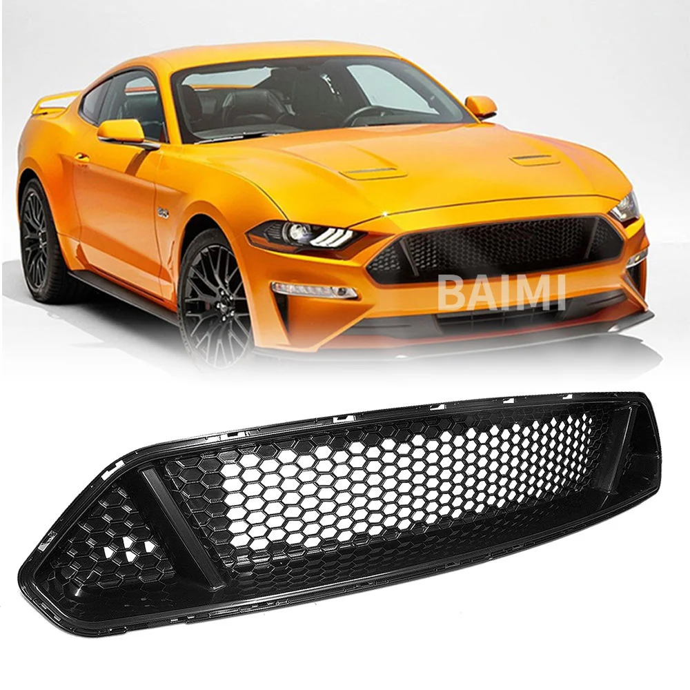 Передняя решетка радиатора для Ford Mustang 2018-2019, комплект верхних и нижних решеток бампера, черная спортивная сетчатая решетка из ABS-пластика, набор для авто
Передняя решетка радиатора для Ford Mustang 2018-2019, комплект верхних и нижних решеток бампера, черная спортивная сетчатая решетка из ABS-пластика, набор для авто