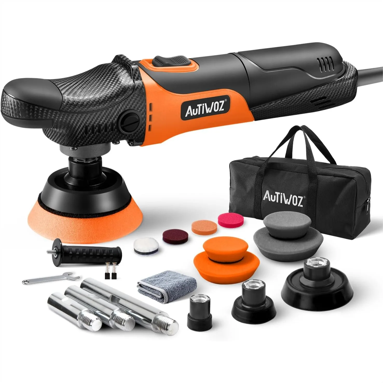 Mini Buffer Polisher Kit 6 Speeds, 1/2/3 Inch Pads with Extension Shaft for Car Boat Sanding Polishing Waxing
Mini Buffer Polisher Kit 6 Speeds, 1/2/3 Inch Pads with Extension Shaft for Car Boat Sanding Polishing Waxing