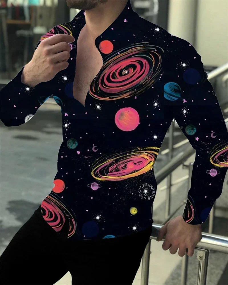 Men's Party Gathering Planet Lion HD Graphic Men's Shirt Lapel Button Down Shirt Casual Plaid Print Purple Long Sleeve Top
Men's Party Gathering Planet Lion HD Graphic Men's Shirt Lapel Button Down Shirt Casual Plaid Print Purple Long Sleeve Top