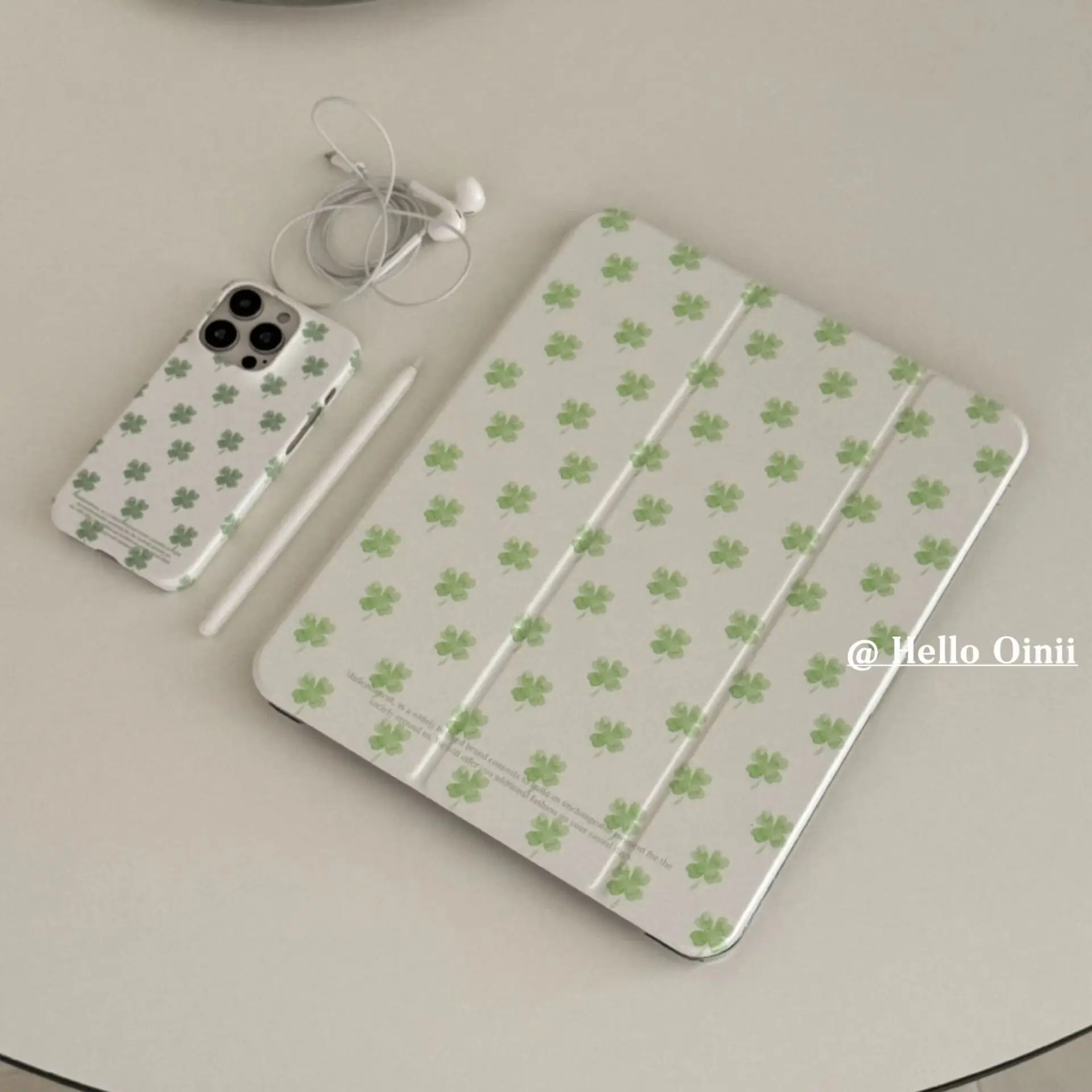 Ins Korean Four Leaf Clover Wish Cartoon Cute For iPad Case iPad 10 9 8 7 Air 5 4 3 2 Pro 11 Mini Three Fold Transparency Cover
Ins Korean Four Leaf Clover Wish Cartoon Cute For iPad Case iPad 10 9 8 7 Air 5 4 3 2 Pro 11 Mini Three Fold Transparency Cover