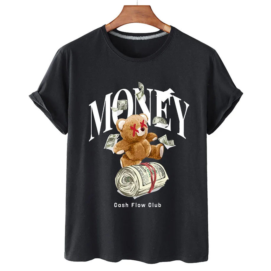 100% Cotton Money Bear Print T Shirt Summer T Shirt Women Short Sleeve O Neck T Shirt Unisex Plus Oversized Women T Shirt S-4XL
100% Cotton Money Bear Print T Shirt Summer T Shirt Women Short Sleeve O Neck T Shirt Unisex Plus Oversized Women T Shirt S-4XL