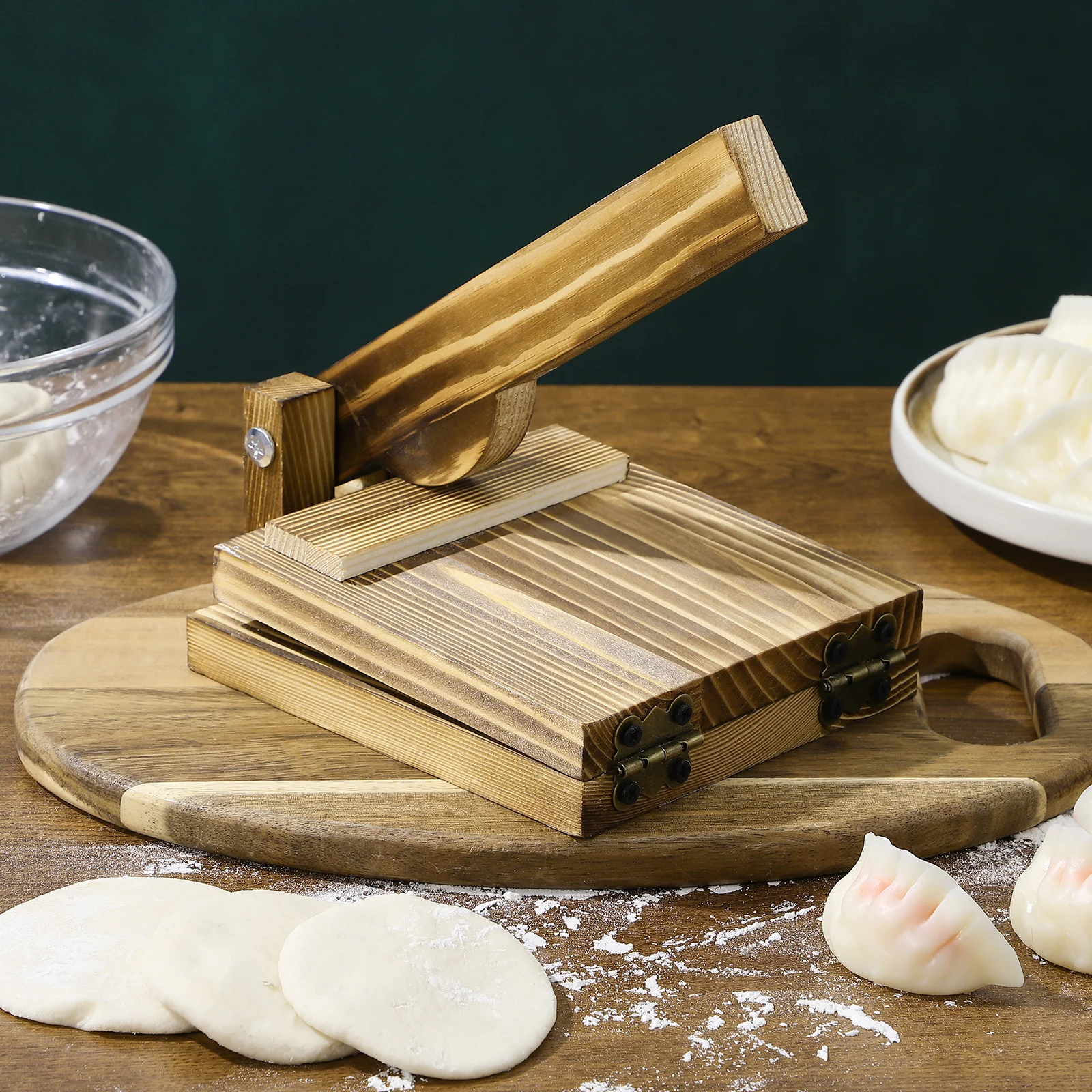 Dumpling Wrapper Mold Pizza Dough Sheeter Wrapping Tools Presser Wood Pasta Maker Corn Kitchen Filling
Dumpling Wrapper Mold Pizza Dough Sheeter Wrapping Tools Presser Wood Pasta Maker Corn Kitchen Filling