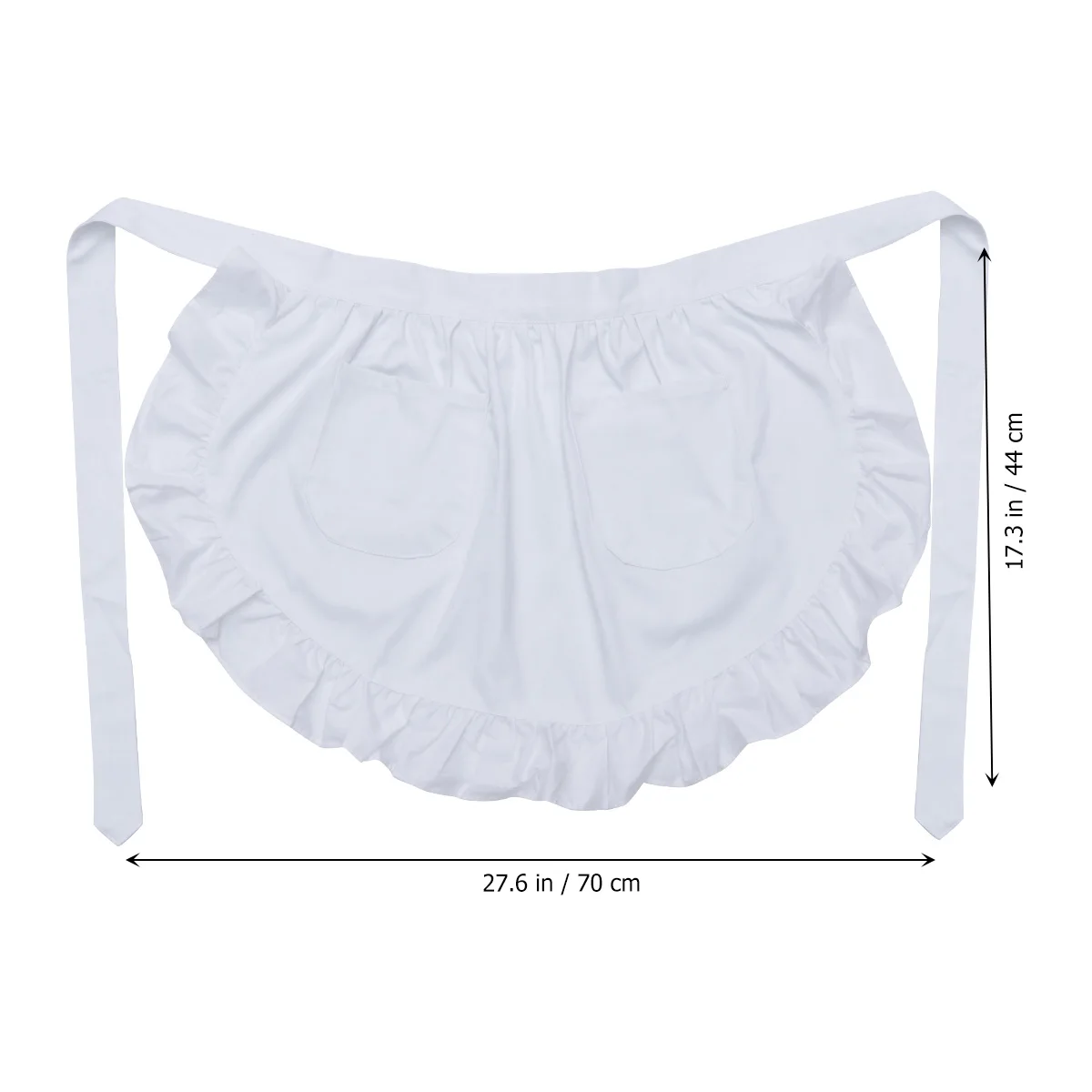 Pure White Half Apron Women Kitchen Maid Premium Cotton Adjustable Waist Tie Machine Washable Easy Cleaning Hotel Cafe
Pure White Half Apron Women Kitchen Maid Premium Cotton Adjustable Waist Tie Machine Washable Easy Cleaning Hotel Cafe