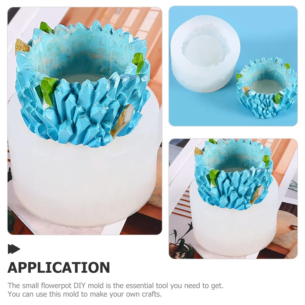 Reusable Silicone Flowerpot Mold DIY Planter Mold for Making Epoxy Resin Craft Decor Desktop Organization Holder
Reusable Silicone Flowerpot Mold DIY Planter Mold for Making Epoxy Resin Craft Decor Desktop Organization Holder