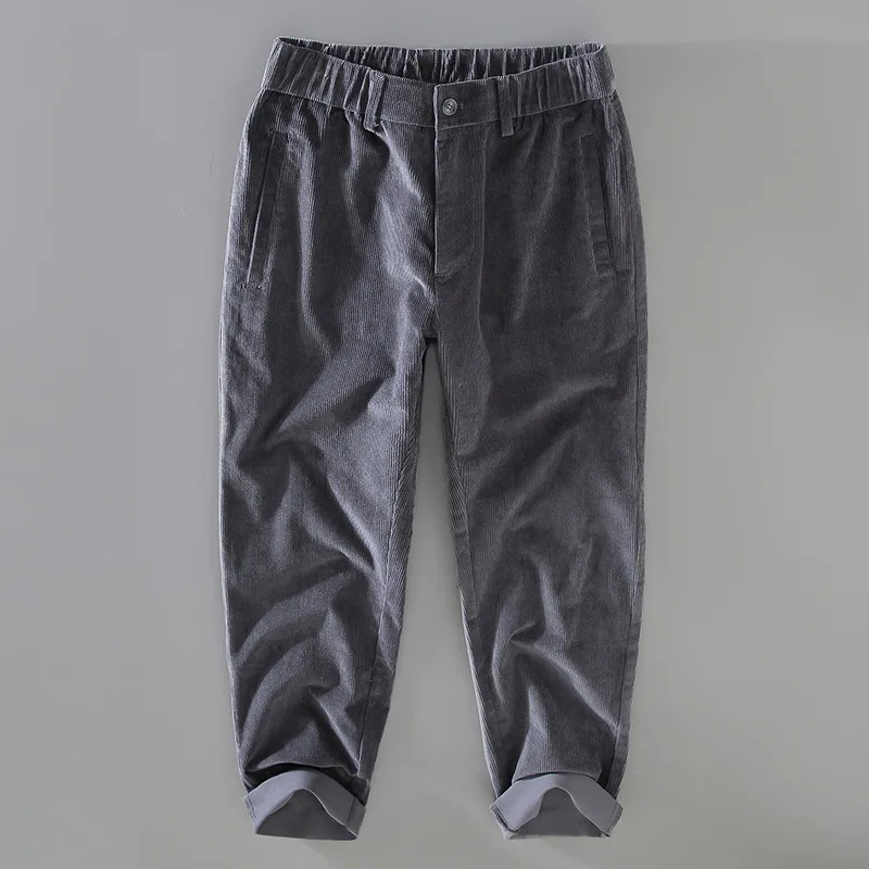 3025 Winter Fall Fashion Men's Vintage Corduroy Casual Pants Korean Style Elastic Waist Solid Color Loose Straight Khaki Trouser
3025 Winter Fall Fashion Men's Vintage Corduroy Casual Pants Korean Style Elastic Waist Solid Color Loose Straight Khaki Trouser