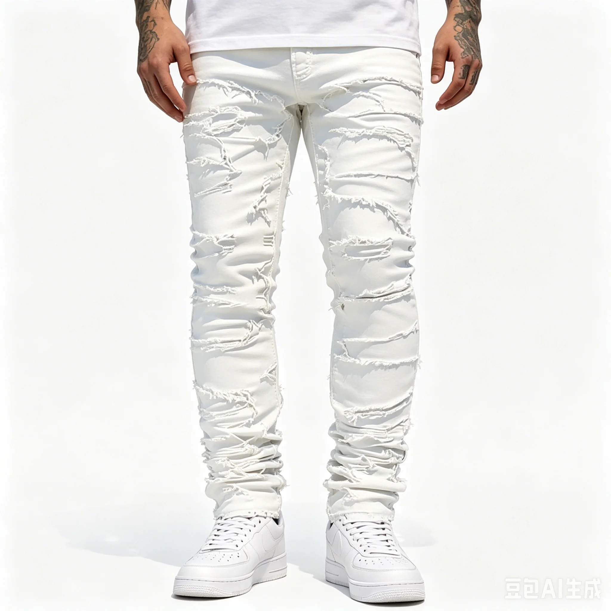 Y2K-style Denim Jeans, Trendy New Men's Jeans with Stretchy Slim-fit Design, Full-pattern Ripped Pants Featuring A Hole Trend, Dopamine Color Palette, Streetwear Style, Suitable for Various Occasions and All Seasons
Y2K-style Denim Jeans, Trendy New Men's Jeans with Stretchy Slim-fit Design, Full-pattern Ripped Pants Featuring A Hole Trend, Dopamine Color Palette, Streetwear Style, Suitable for Various Occasions and All Seasons