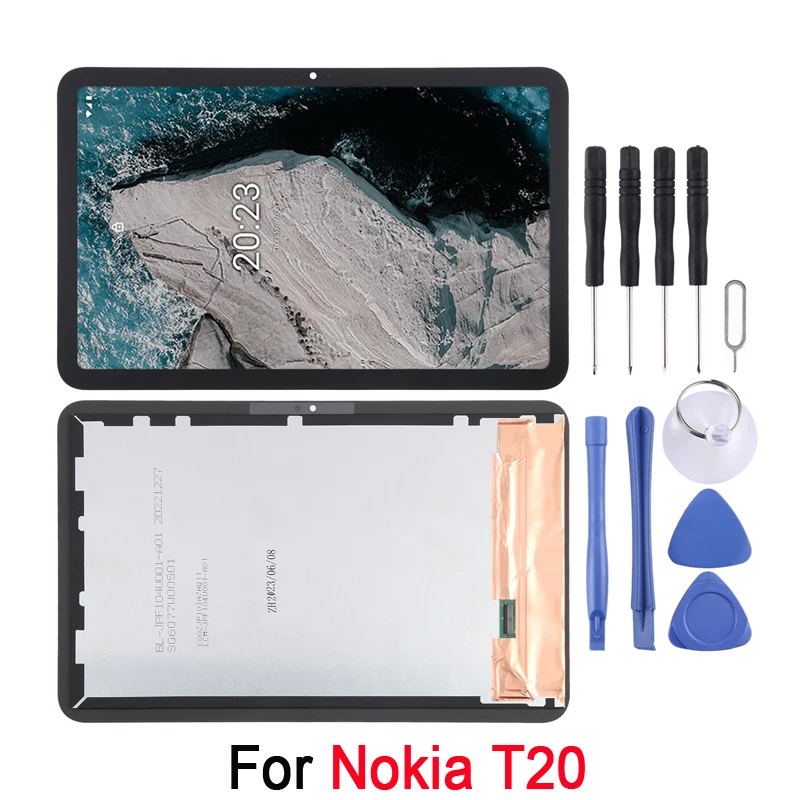 High Quality LCD Screen For Nokia T20 10.4 inch Tablet PC Display with Digitizer Full Assembly Replacement Part
High Quality LCD Screen For Nokia T20 10.4 inch Tablet PC Display with Digitizer Full Assembly Replacement Part