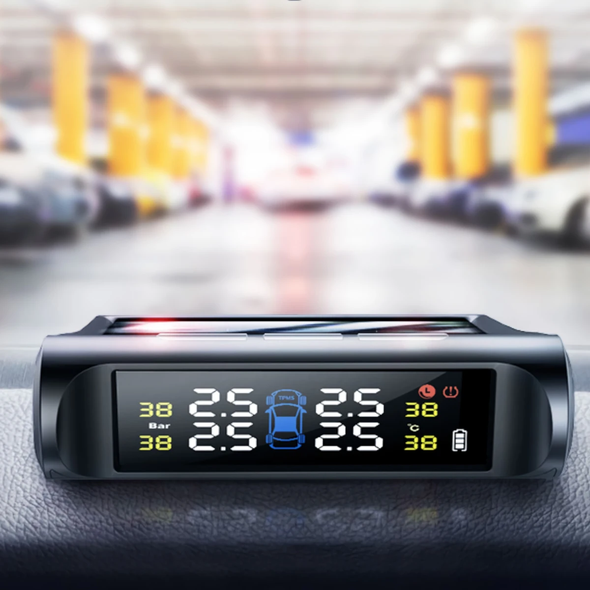 Solar Energy Universal Tire Pressure Monitor High Precision Tire Pressure with Color Screen
Solar Energy Universal Tire Pressure Monitor High Precision Tire Pressure with Color Screen