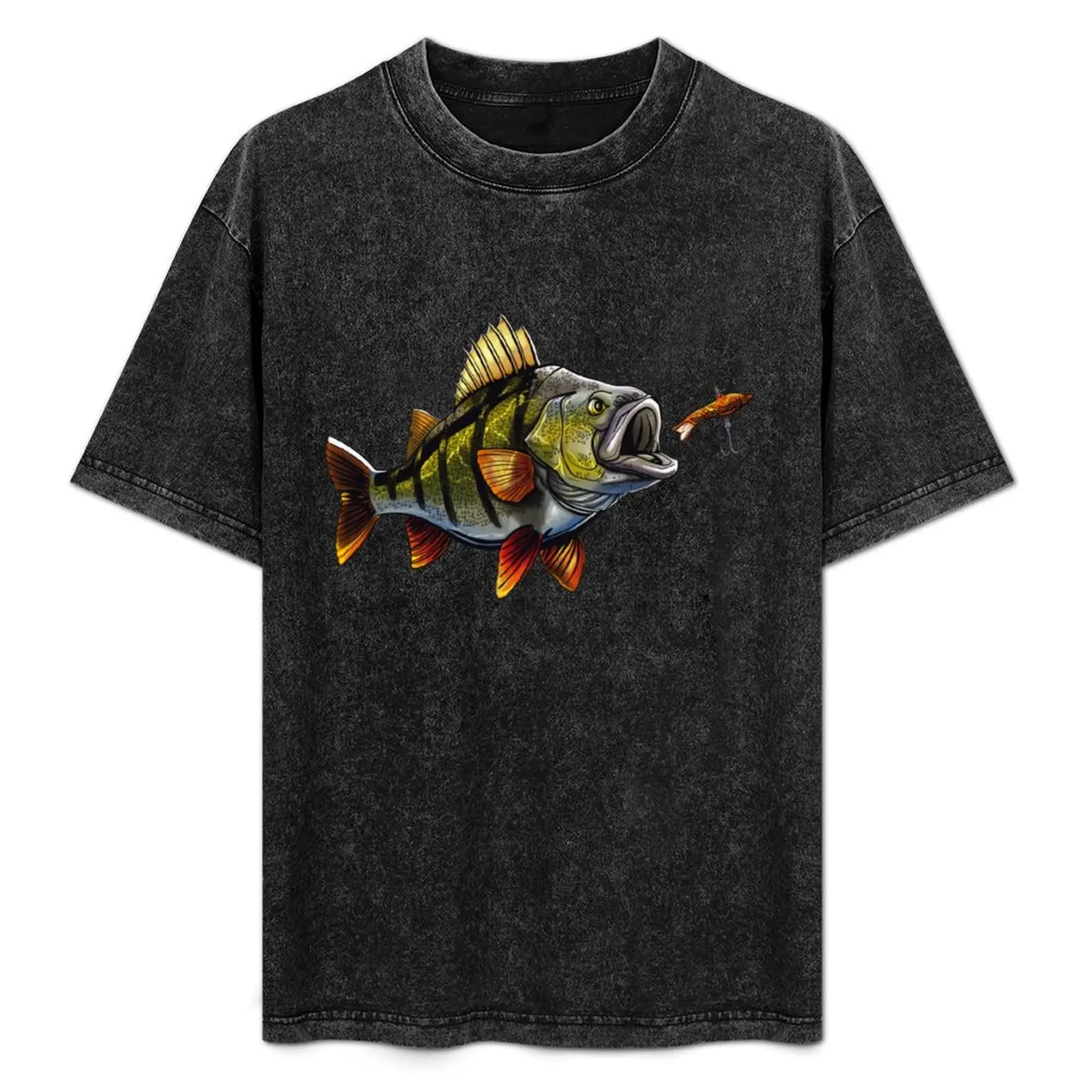 Fishing Perch T-Shirt basketball graphic tees boys animal print Personalized t-shirt Short sleeve tee men
Fishing Perch T-Shirt basketball graphic tees boys animal print Personalized t-shirt Short sleeve tee men