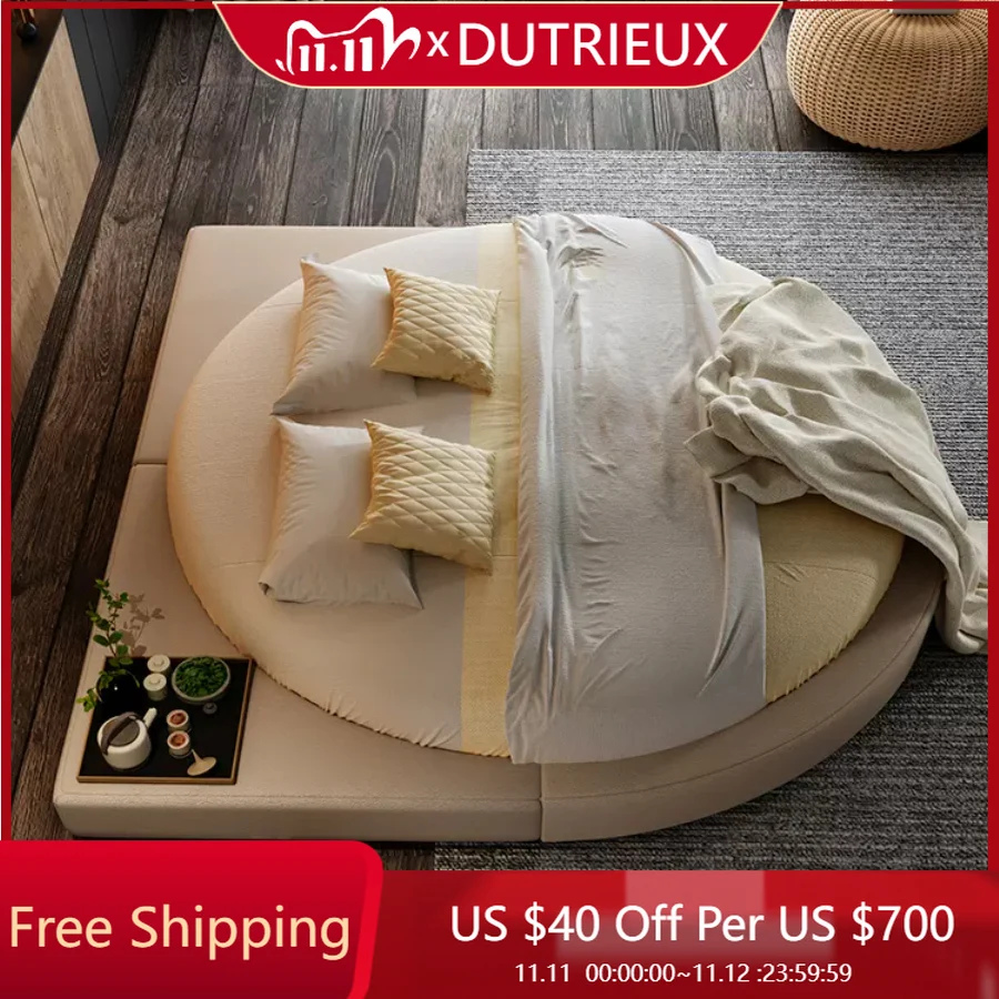 Круглая дизайнерская кровать, уникальная двуспальная светлая роскошная свадебная кровать размера King Size, модная высококачественная кровать Cama De Casal, мебель
Круглая дизайнерская кровать, уникальная двуспальная светлая роскошная свадебная кровать размера King Size, модная высококачественная кровать Cama De Casal, мебель