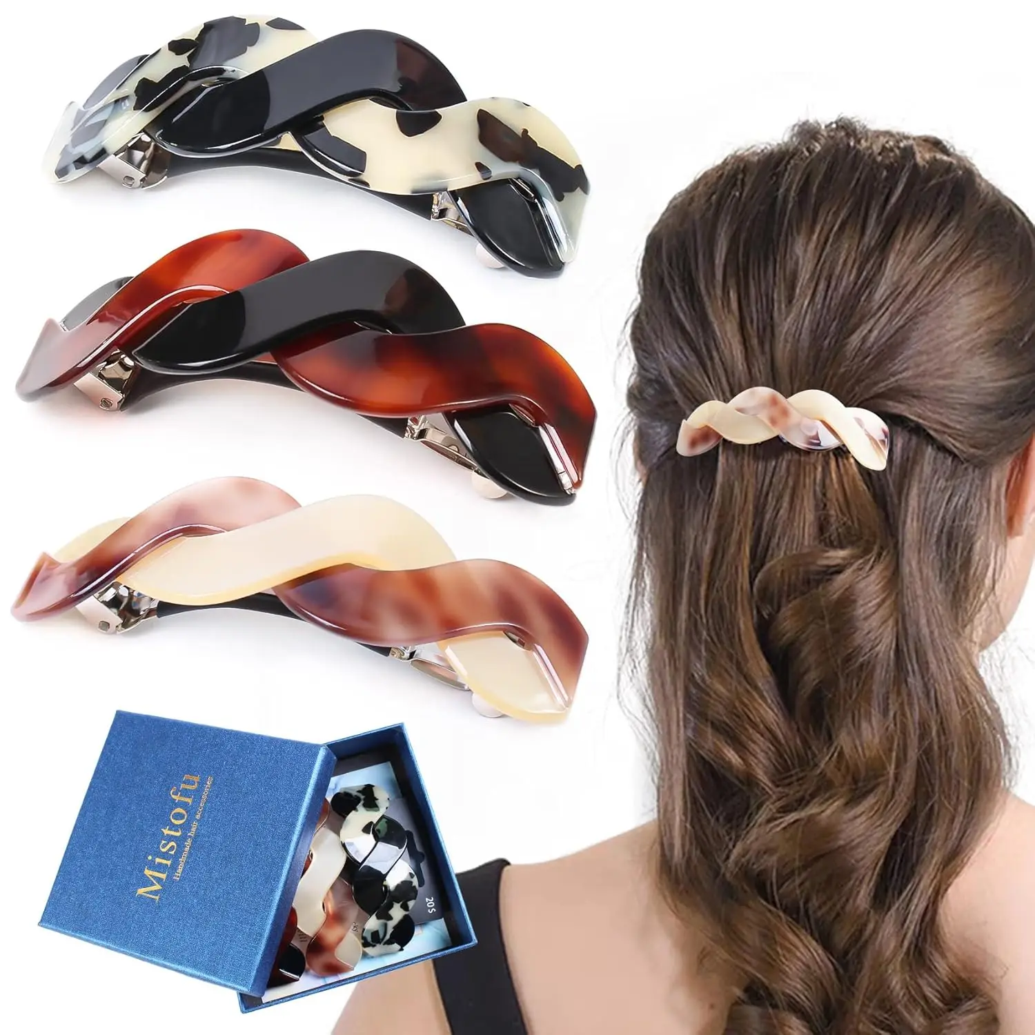 Hair Barrettes for Women -Large Hair Barrettes for Thick Hair - Vintage French Barrettes Retro Hair
Hair Barrettes for Women -Large Hair Barrettes for Thick Hair - Vintage French Barrettes Retro Hair