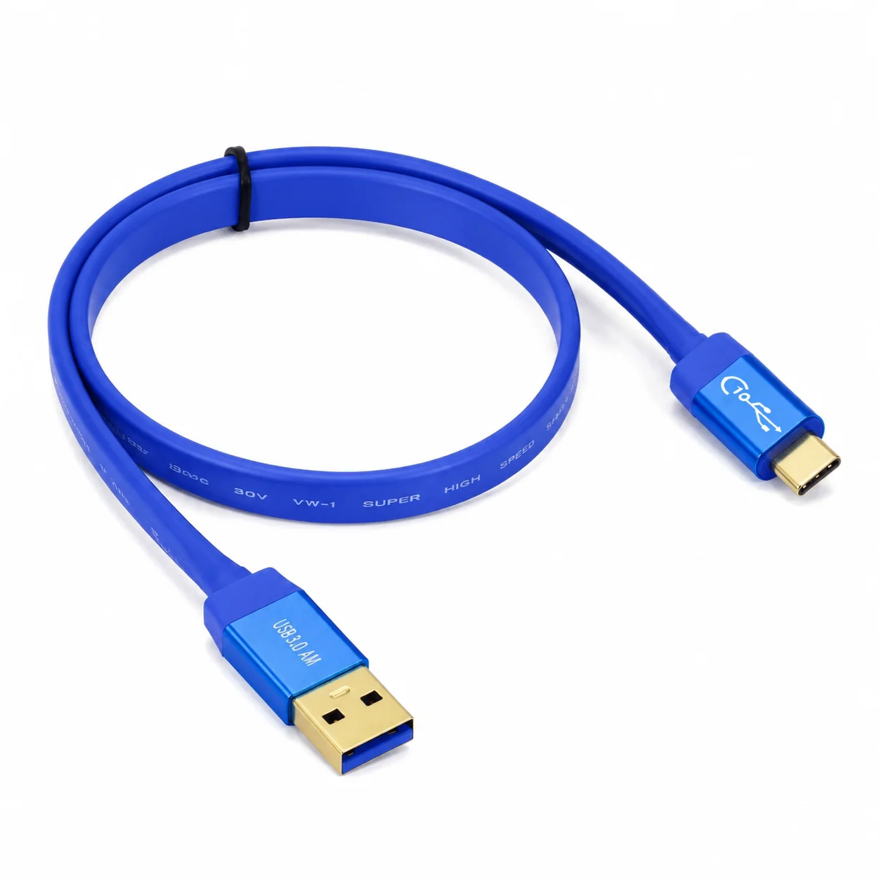 0.5m Flat USB 3.0 A to Type C Cable 60W 20V 3A Charging & 10Gbps Data Transfer Cord for Smartphones, Tablets, Laptops and more
0.5m Flat USB 3.0 A to Type C Cable 60W 20V 3A Charging & 10Gbps Data Transfer Cord for Smartphones, Tablets, Laptops and more