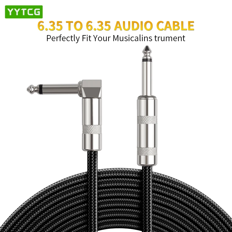 YYTCG 10ft Instrument Guitar Cord Portable Design 6.35mm Cable Wire Compatible for Electric Guitars & Keyboards
YYTCG 10ft Instrument Guitar Cord Portable Design 6.35mm Cable Wire Compatible for Electric Guitars & Keyboards