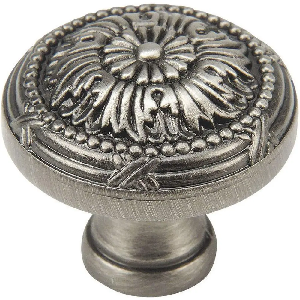 1-1/4 Diameter Antique Silver Round Cabinet Knob - 25 Pack
1-1/4 Diameter Antique Silver Round Cabinet Knob - 25 Pack