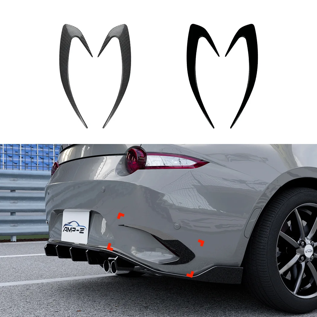For Mazda MX-5 Miata ND 2016+ Rear Bumper Air Vent Splitter Diffuser Decal Gloss Black ABS
For Mazda MX-5 Miata ND 2016+ Rear Bumper Air Vent Splitter Diffuser Decal Gloss Black ABS