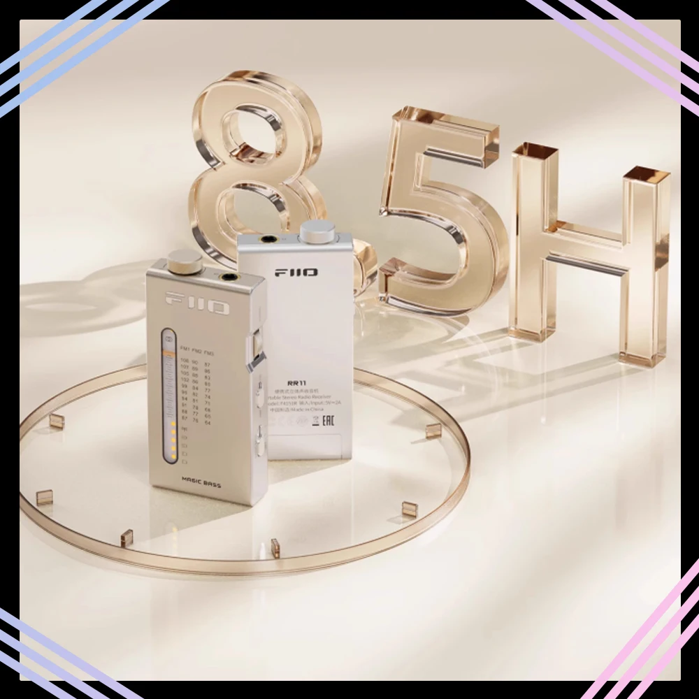 Fiio Rr11 Portable Stereo Radio 13mm Ultra-Thin Aluminum Alloy Body Fm/Earphone Dual Mode Handheld Bass + 3d Sound Effect Custom
Fiio Rr11 Portable Stereo Radio 13mm Ultra-Thin Aluminum Alloy Body Fm/Earphone Dual Mode Handheld Bass + 3d Sound Effect Custom