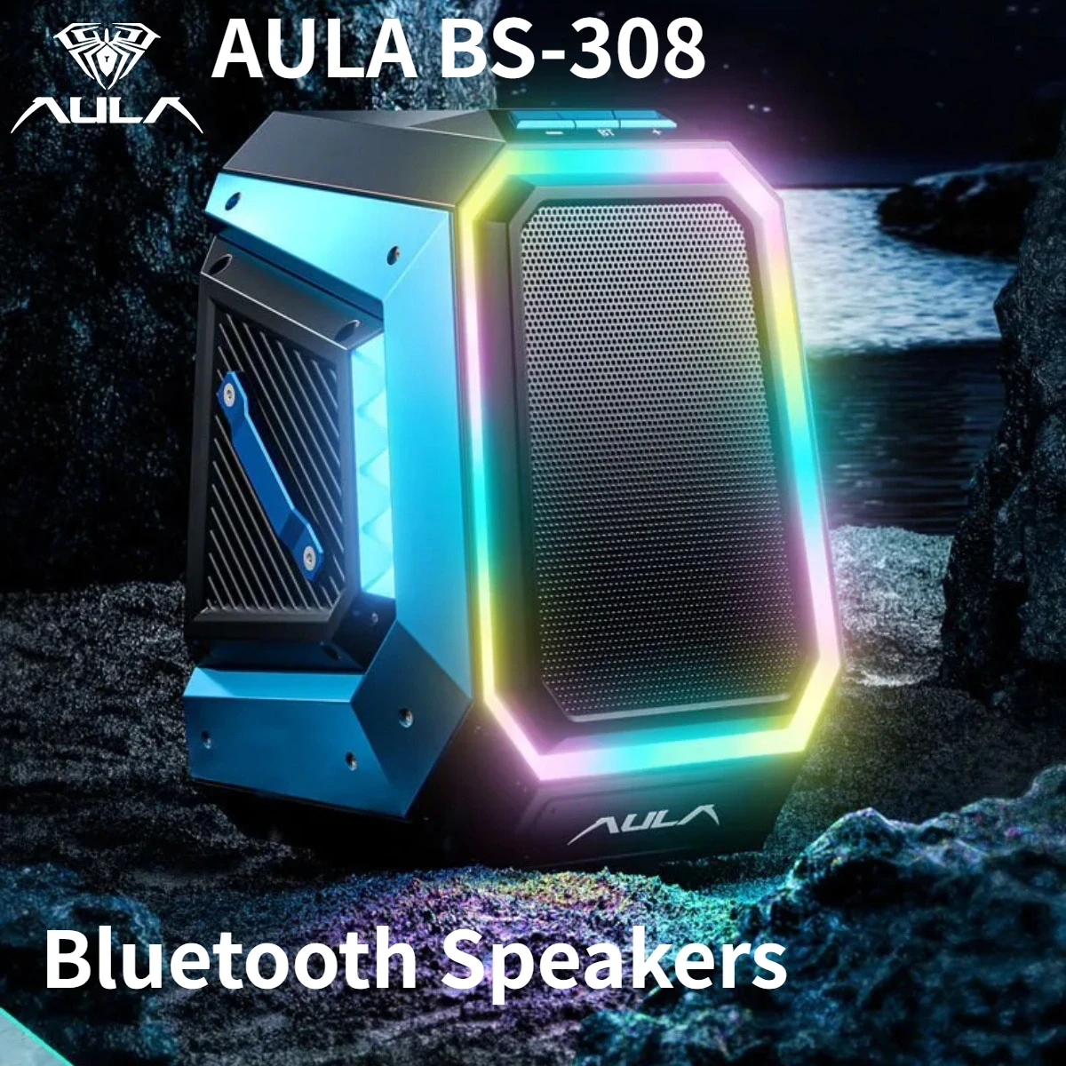 AULA BS308 Wireless Speaker 30W High Power Bluetooth HiFi Charging with RGB Lights Bluetooth Speakers for Outdoor Activities
AULA BS308 Wireless Speaker 30W High Power Bluetooth HiFi Charging with RGB Lights Bluetooth Speakers for Outdoor Activities