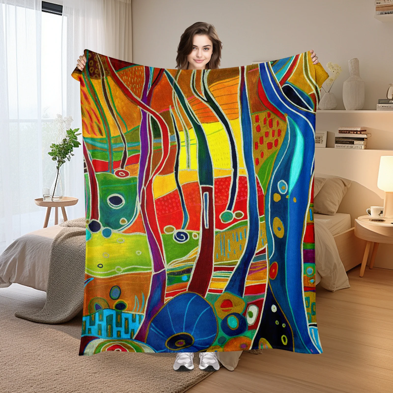 Abstract Yellow Branch And Leaf Pattern Blanket For Nature Inspired Home Decor Or Warm Indoor Comfort Essential
Abstract Yellow Branch And Leaf Pattern Blanket For Nature Inspired Home Decor Or Warm Indoor Comfort Essential