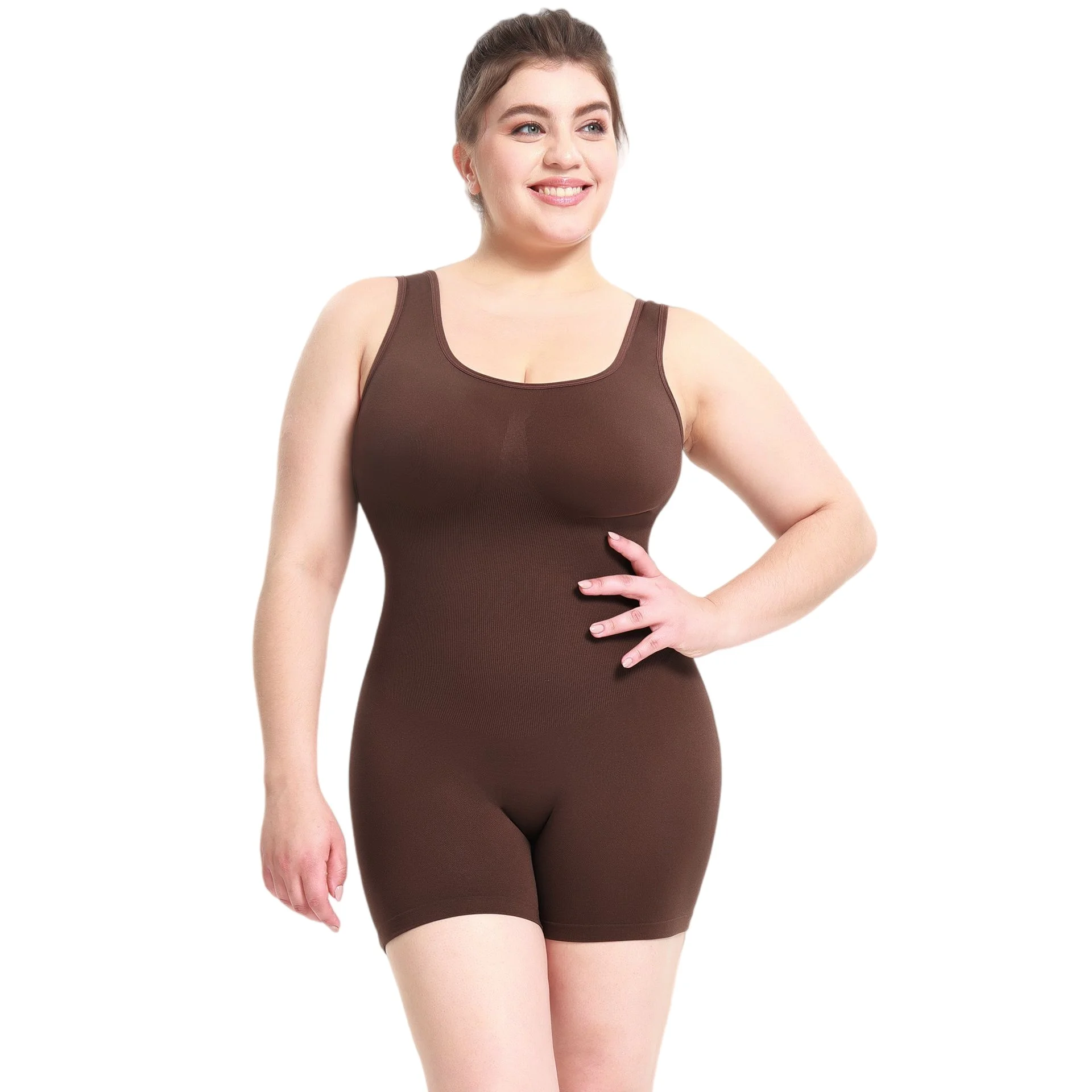 Women's Seamless Bodysuit - Sleeveless Square Neck Compression Body Shaper Romper Slimming Underwear
Women's Seamless Bodysuit - Sleeveless Square Neck Compression Body Shaper Romper Slimming Underwear