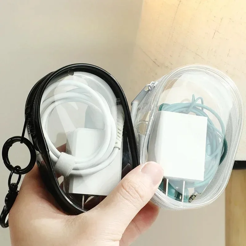 1-10PCS Data Cable Charger Charging And Storage Transparent Winding For Going Out Headphone Storage Box Phone Organizing Bags
1-10PCS Data Cable Charger Charging And Storage Transparent Winding For Going Out Headphone Storage Box Phone Organizing Bags