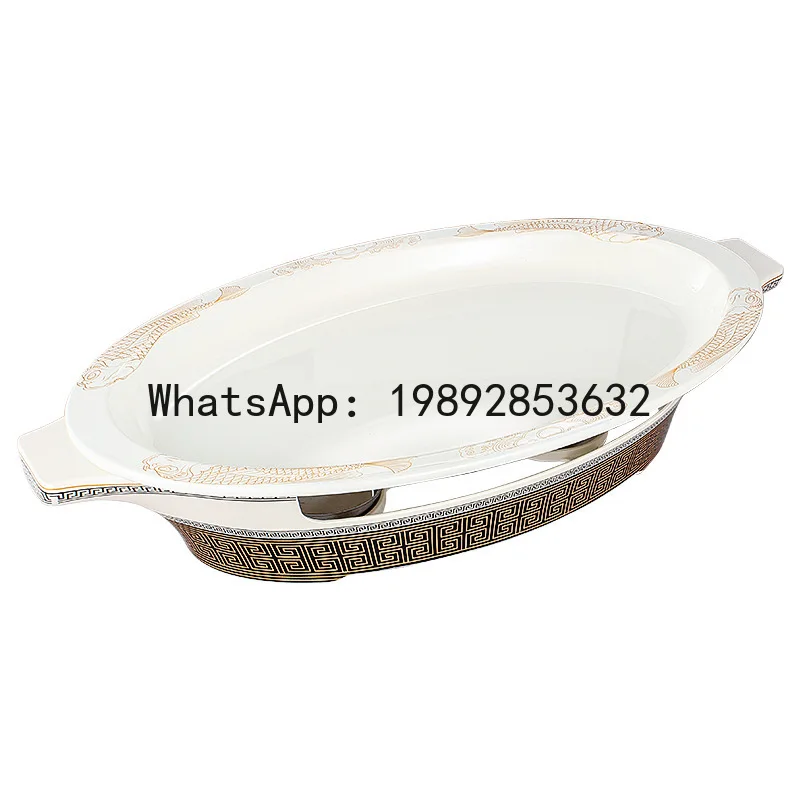 KG commercial enamel fish plate insulation furnace oval grilled fish stove cast iron plate special for Hunan cuisine restaurants
KG commercial enamel fish plate insulation furnace oval grilled fish stove cast iron plate special for Hunan cuisine restaurants