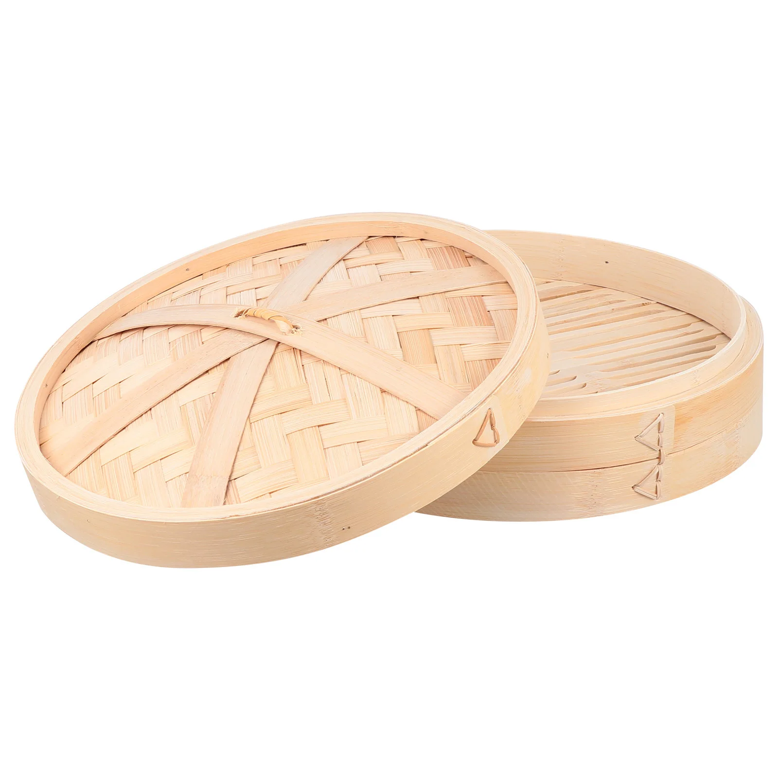 1Set Bamboo Steamer Handmade Kitchen Food Steamer Lid Multi-Functional Steaming Basket Healthy Cooking Tool Reusable 
1Set Bamboo Steamer Handmade Kitchen Food Steamer Lid Multi-Functional Steaming Basket Healthy Cooking Tool Reusable