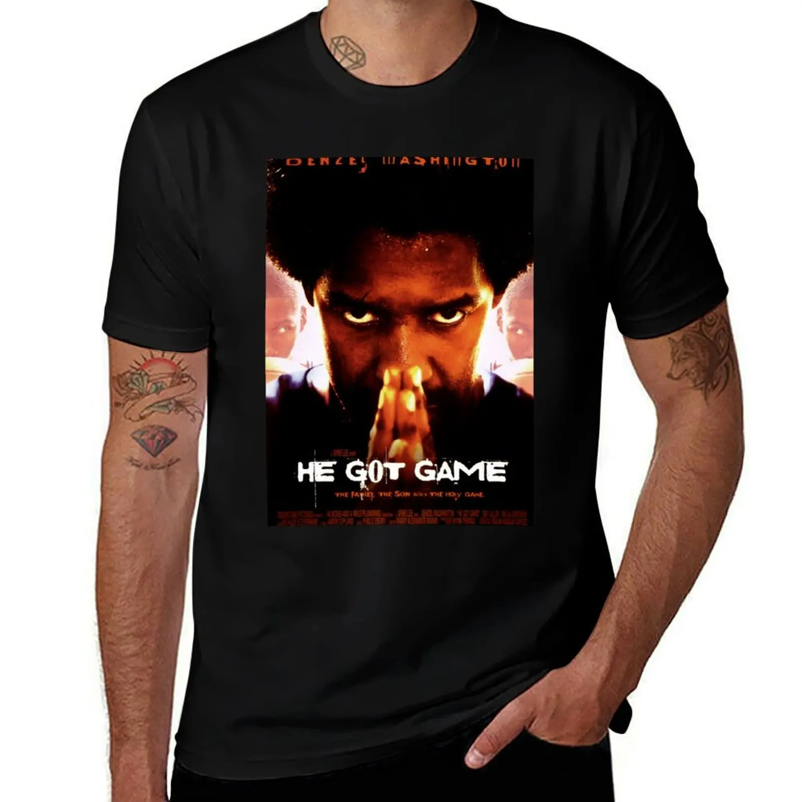 He Got Game Movie Poster T-Shirt t shirts for man cotton funny man t shirt cotton high quality mens graphic t shirts T-shirt
He Got Game Movie Poster T-Shirt t shirts for man cotton funny man t shirt cotton high quality mens graphic t shirts T-shirt