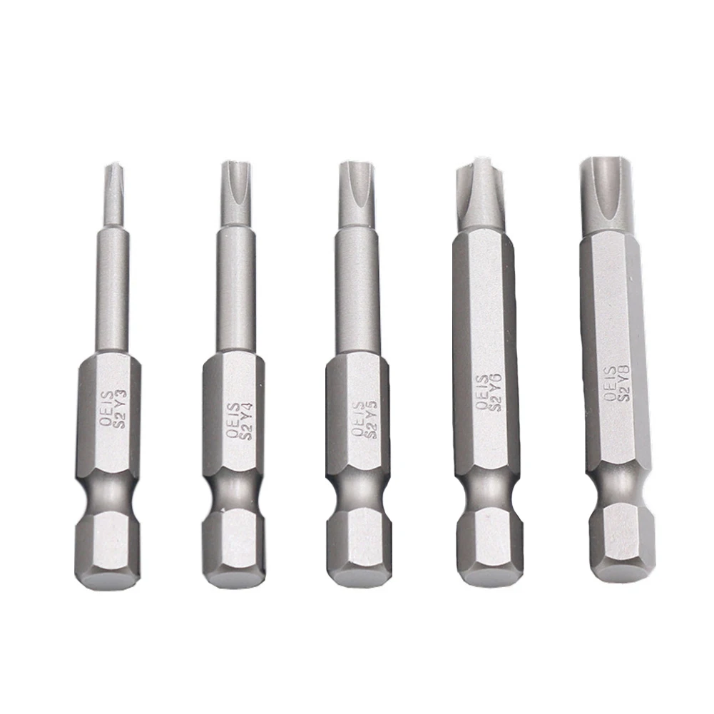 Hand Tools Screwdriver Bits Home 50mm 5Pcs Set Grey Steel Screwdriver Bits Y Shaped Y Type Bit For Screwdriver
Hand Tools Screwdriver Bits Home 50mm 5Pcs Set Grey Steel Screwdriver Bits Y Shaped Y Type Bit For Screwdriver