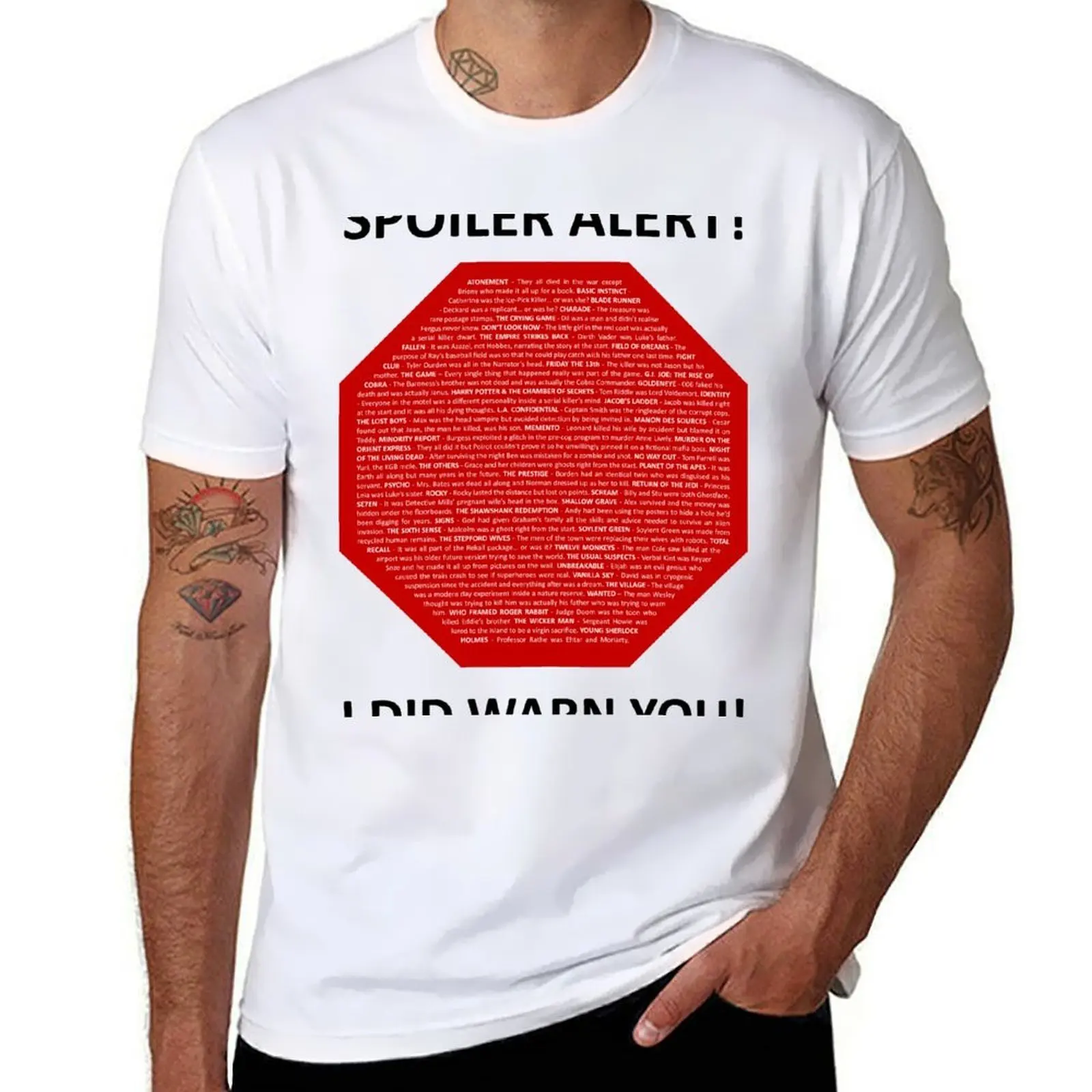 Spoiler Alert! T-Shirt t shirt man designer men t shirt cotton 100% T-Shirt
Spoiler Alert! T-Shirt t shirt man designer men t shirt cotton 100% T-Shirt
