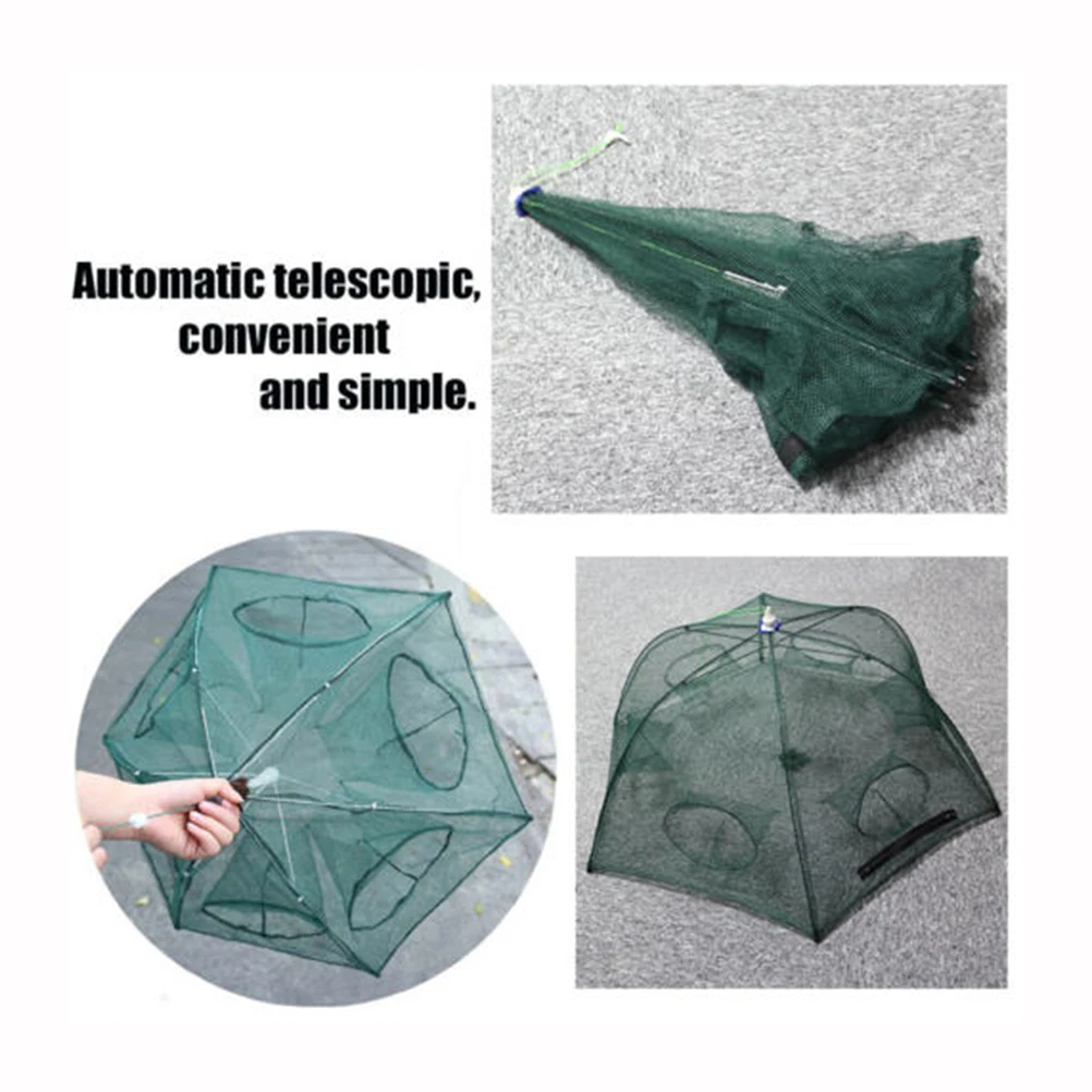 Foldable Fishing Net Strong Light Weight Umbrella Design Pull Open Easy Use Telescoping Net For Fish Crab Crawfish
Foldable Fishing Net Strong Light Weight Umbrella Design Pull Open Easy Use Telescoping Net For Fish Crab Crawfish