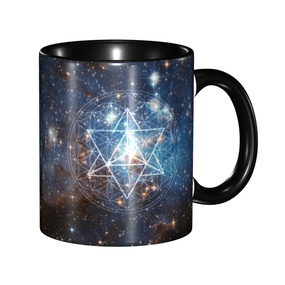 Merkaba In Flower Of Life Coffee Mugs DIY Customized Sacred Geometry Geometric Space Ceramic Mug Creative Gift
Merkaba In Flower Of Life Coffee Mugs DIY Customized Sacred Geometry Geometric Space Ceramic Mug Creative Gift