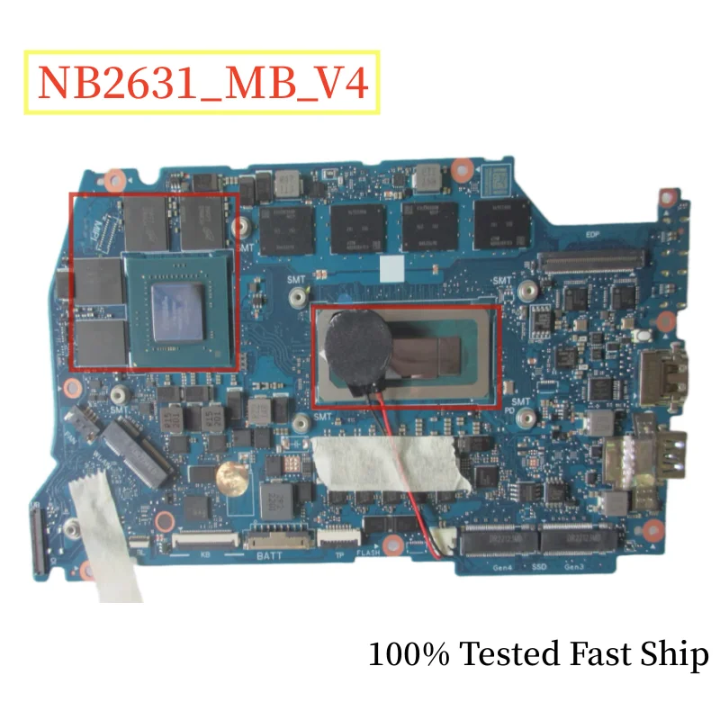 Nb2631 _ mb_v4 для Acer SFX14-51G материнская плата с I5-1240P + RTX3050TI 16GB Материнская плата 100% протестирована Быстрая доставка
Nb2631 _ mb_v4 для Acer SFX14-51G материнская плата с I5-1240P + RTX3050TI 16GB Материнская плата 100% протестирована Быстрая доставка