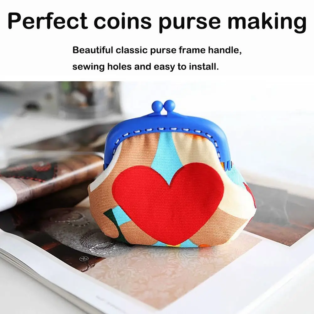 Mini Plastic Purse Frame Kiss Clasp Candy Color Bag Hardware Purse Clasp Frame Bag Kiss Clasp Lock DIY Craft
Mini Plastic Purse Frame Kiss Clasp Candy Color Bag Hardware Purse Clasp Frame Bag Kiss Clasp Lock DIY Craft