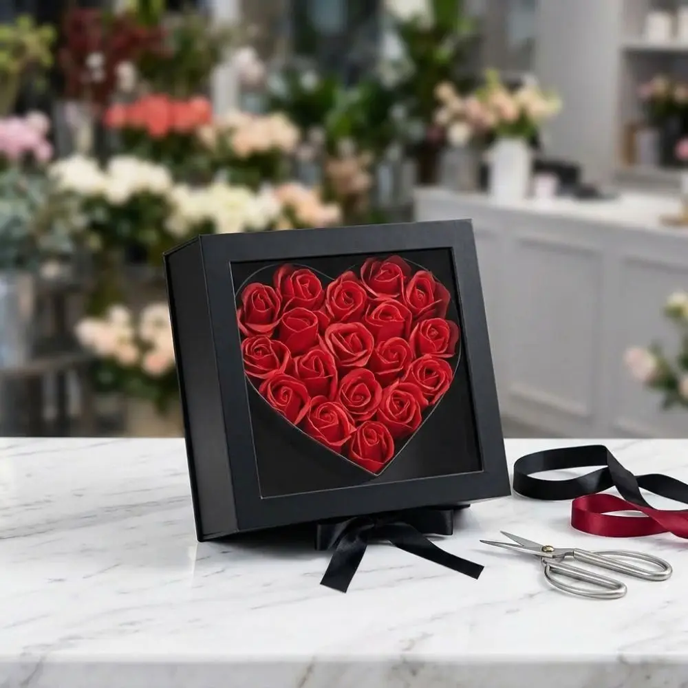 Transparent Window Mother's Day Gift Box Elegant Romantic Flower Display Box Fillable Cardboard Gift Packaging Box
Transparent Window Mother's Day Gift Box Elegant Romantic Flower Display Box Fillable Cardboard Gift Packaging Box