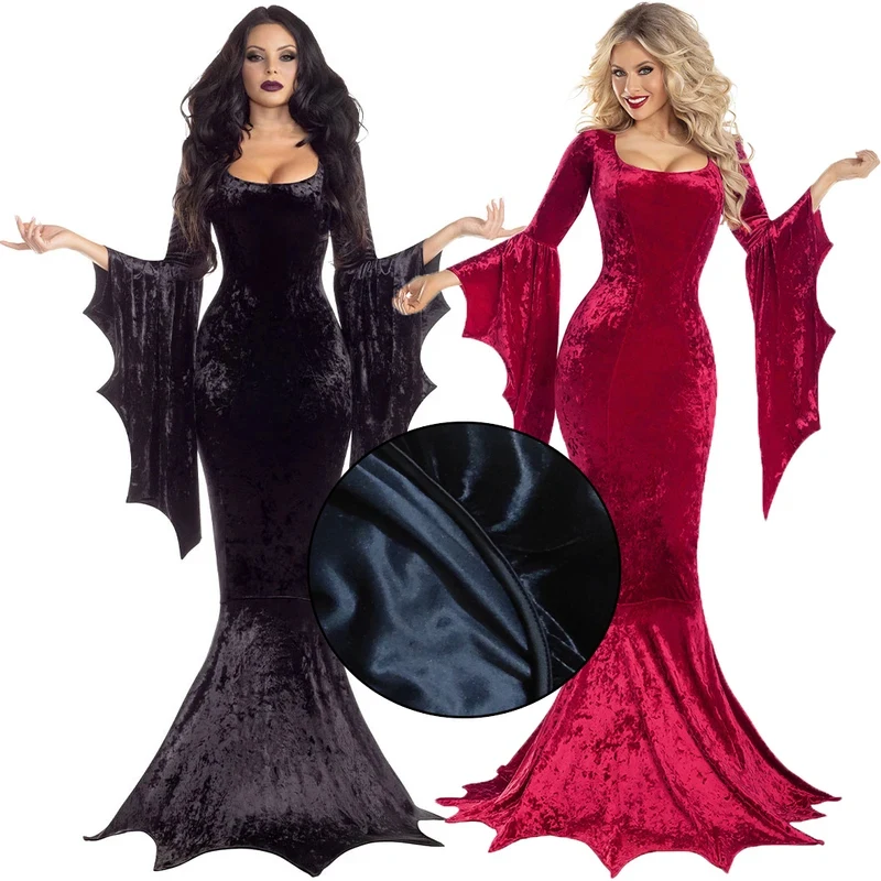 ABC123Holiday Cosplay Costume Gothic Witch Vampire Long Dress Performance Dresseas Halloween Carnival Costumes s,3'f.5;j.8
ABC123Holiday Cosplay Costume Gothic Witch Vampire Long Dress Performance Dresseas Halloween Carnival Costumes s,3'f.5;j.8