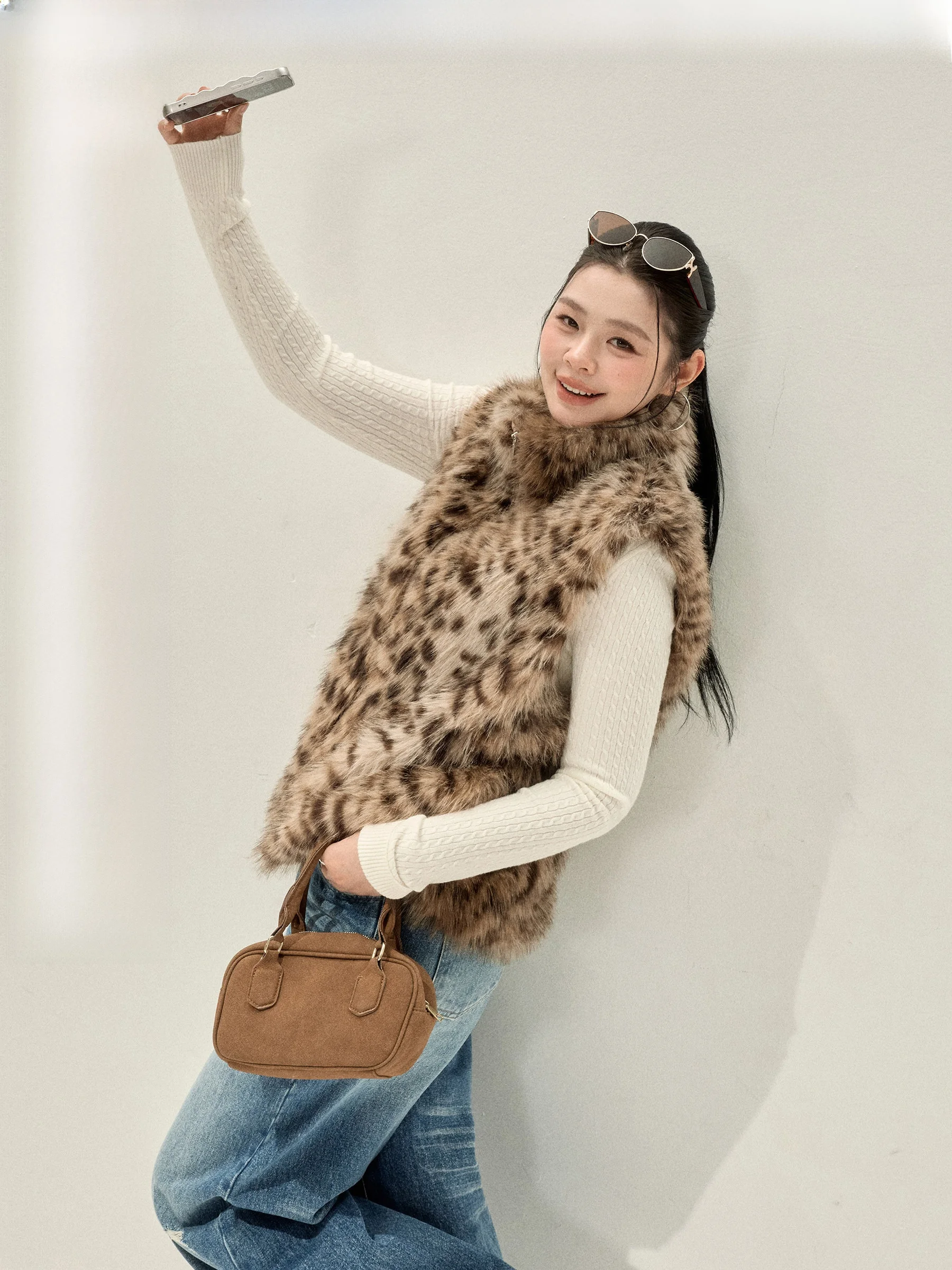 Faionable Fat Mm Explorer Studio Jaet Color Blo Stand Collar Fur Leopard Print Vest Large Size Top Commute Sle Zipper
Faionable Fat Mm Explorer Studio Jaet Color Blo Stand Collar Fur Leopard Print Vest Large Size Top Commute Sle Zipper