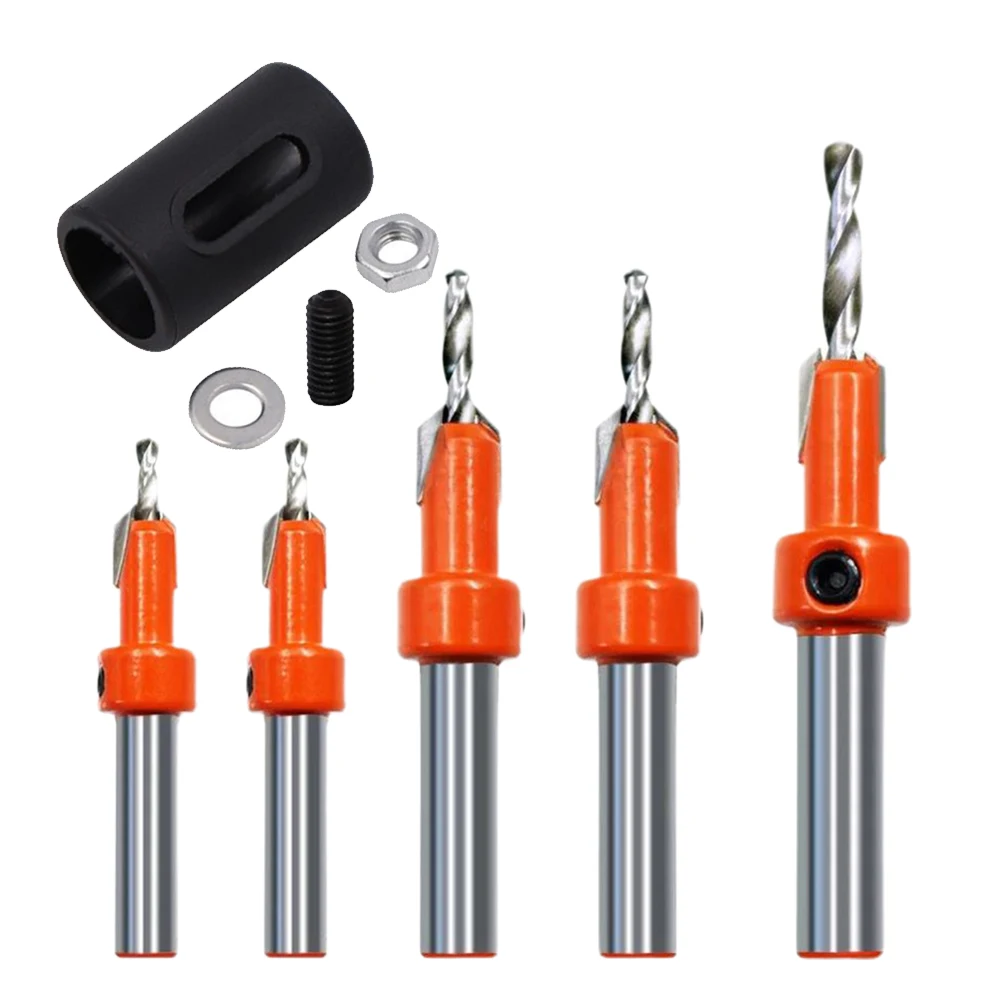 Woodworking Round Shank Countersink Drill Bit Stopper Self Tapping Screw Taper Round Shank Countersink Drill Bit Stopper
Woodworking Round Shank Countersink Drill Bit Stopper Self Tapping Screw Taper Round Shank Countersink Drill Bit Stopper