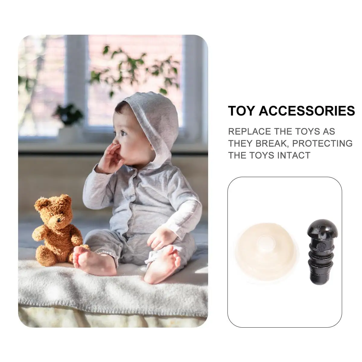 100 PCS Plush Toy Eye Accessories Stuffed Puppet Eyes Ball Princess Toys Bunny Animal Crochet
100 PCS Plush Toy Eye Accessories Stuffed Puppet Eyes Ball Princess Toys Bunny Animal Crochet
