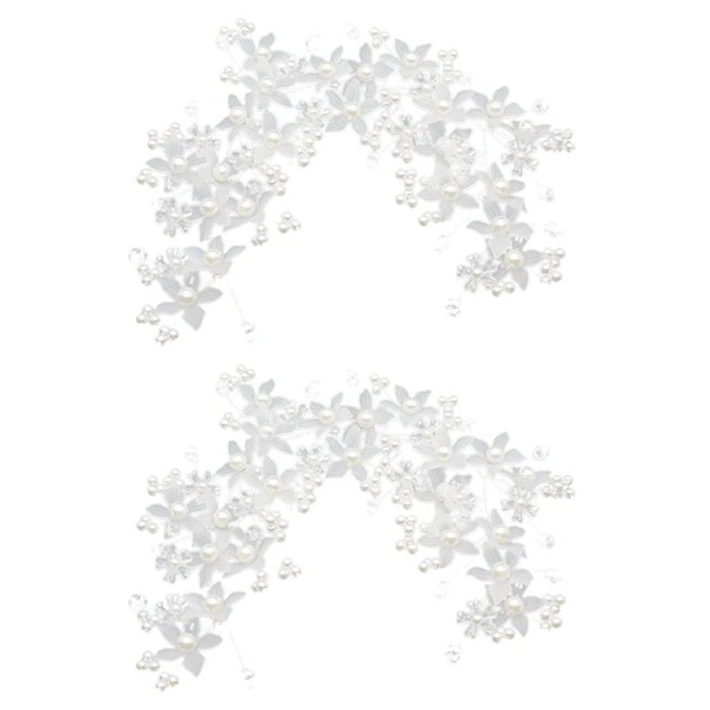 2X Handmade Bridesmaid Wedding Head Dress White Beads Hair Flower Headpieces Pearl Bride Hair Pieces Crystal
2X Handmade Bridesmaid Wedding Head Dress White Beads Hair Flower Headpieces Pearl Bride Hair Pieces Crystal