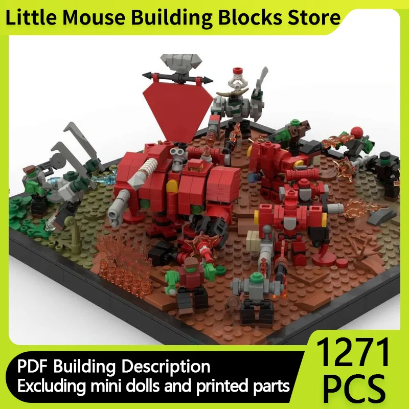 Popular Games 40K Model Building Moc Bricks Hammer Battle Mech Collection Technology Blocks Gift Modular Christmas Toys DIY Sets
Popular Games 40K Model Building Moc Bricks Hammer Battle Mech Collection Technology Blocks Gift Modular Christmas Toys DIY Sets