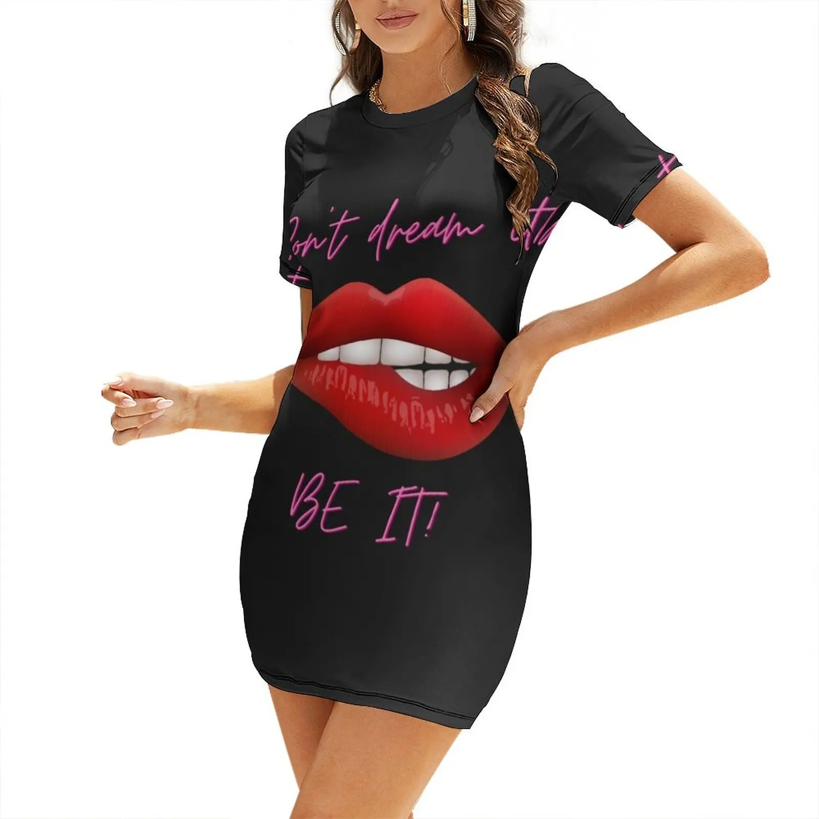 Don't Dream it, Be It picture show musical Short-Sleeved Dress Women's long dress prom dress 2025
Don't Dream it, Be It picture show musical Short-Sleeved Dress Women's long dress prom dress 2025