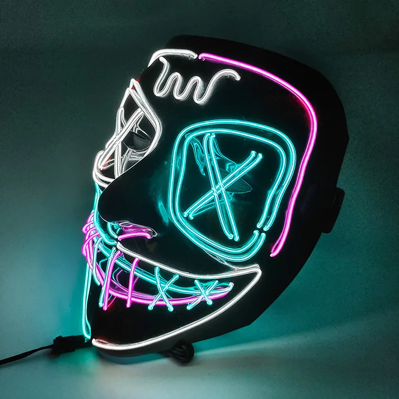 Glowing Vendetta Mask Cosplay Vendetta Guy Fawkes Dress Up Costume Props Cool LED Hip-hop Mask Lighted Vendetta Mask For Men 
Glowing Vendetta Mask Cosplay Vendetta Guy Fawkes Dress Up Costume Props Cool LED Hip-hop Mask Lighted Vendetta Mask For Men