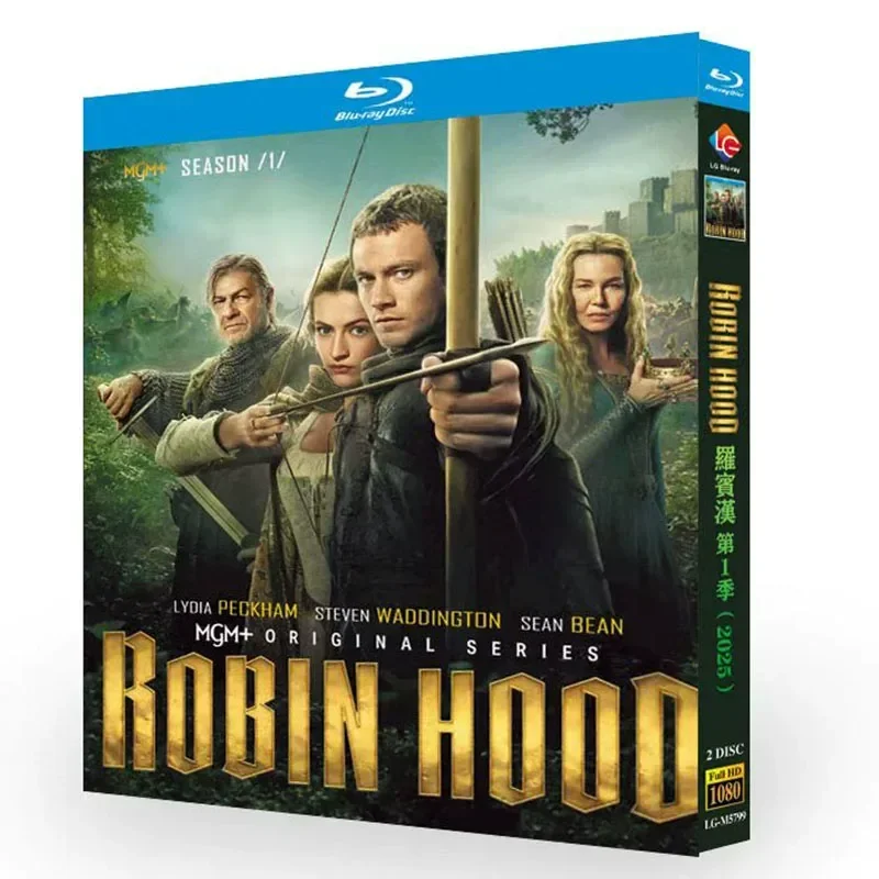 BD Blu-ray High Definition American Drama Robin Hood Season 1 Robin Hood 2 Disc Box
BD Blu-ray High Definition American Drama Robin Hood Season 1 Robin Hood 2 Disc Box