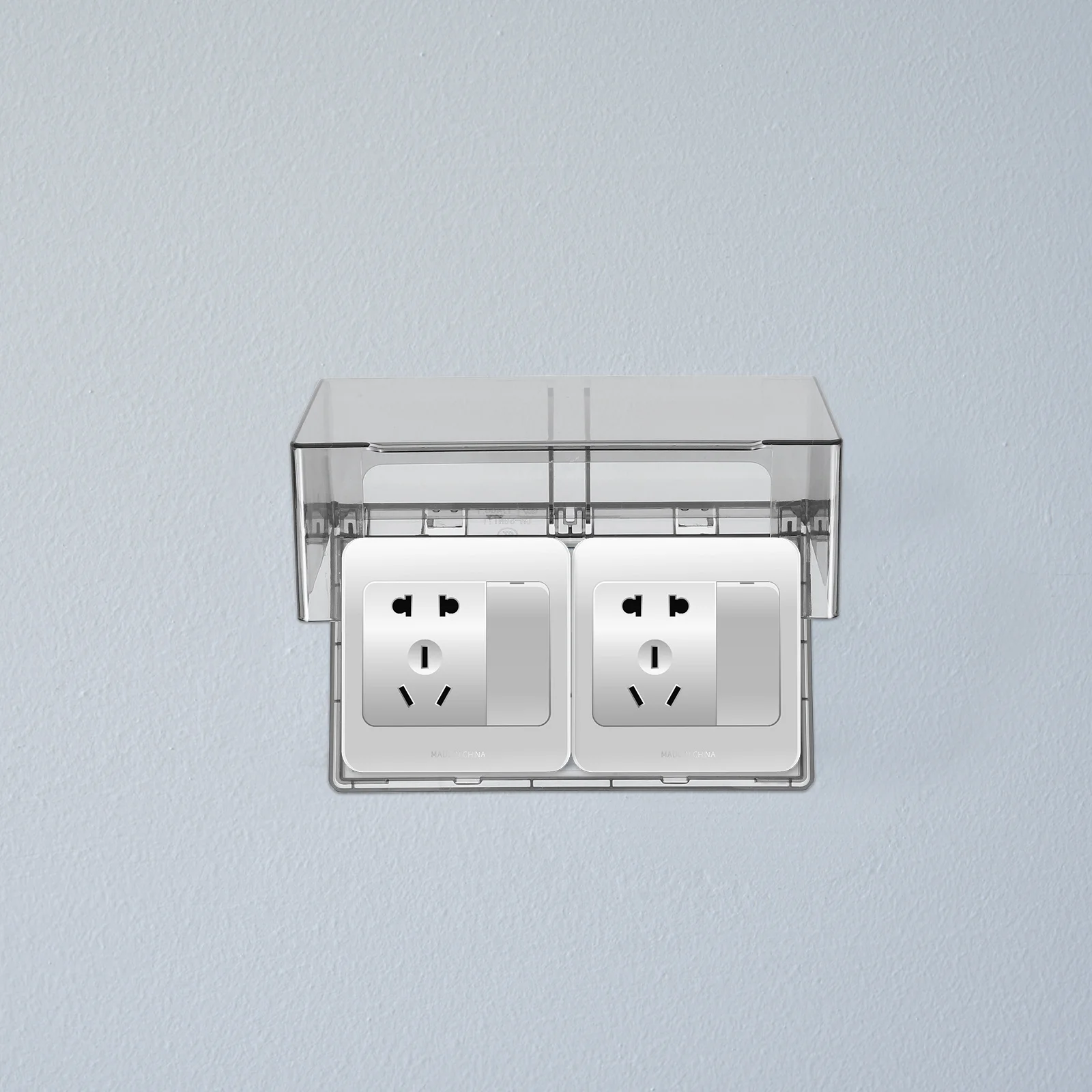 1Pcs Waterproof Socket Cover Double-Position Thickened Sticky Adhesive Outlet Protective Cover Splash-Proof Socket Box
1Pcs Waterproof Socket Cover Double-Position Thickened Sticky Adhesive Outlet Protective Cover Splash-Proof Socket Box