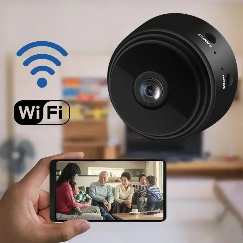 Mini wireless surveillance camera, WiFi, security monitoring, remote monitor, camera, smart home,A9
Mini wireless surveillance camera, WiFi, security monitoring, remote monitor, camera, smart home,A9