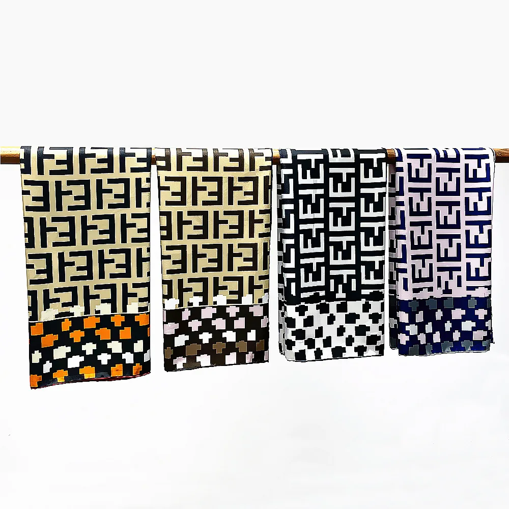 Stylish 90cm Square Scarf for Women Handmade Rolled Edges Letter Pattern Versatile Sun Protective Shawl Gift Idea
Stylish 90cm Square Scarf for Women Handmade Rolled Edges Letter Pattern Versatile Sun Protective Shawl Gift Idea
