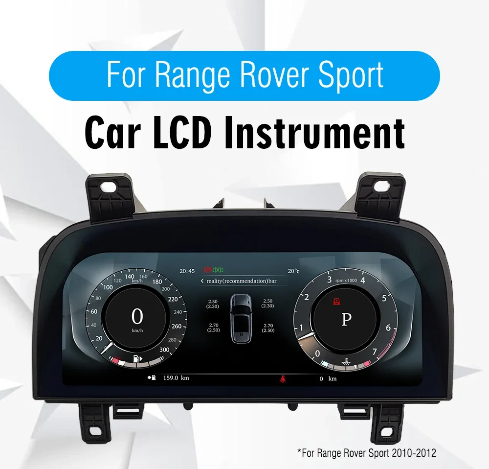 Speedometer For Range Rover Sport 2010 2012 Car Digital Cluster 12.3" LCD Screen Dashboard Auto Virtual Speedometer Instrument
Speedometer For Range Rover Sport 2010 2012 Car Digital Cluster 12.3" LCD Screen Dashboard Auto Virtual Speedometer Instrument