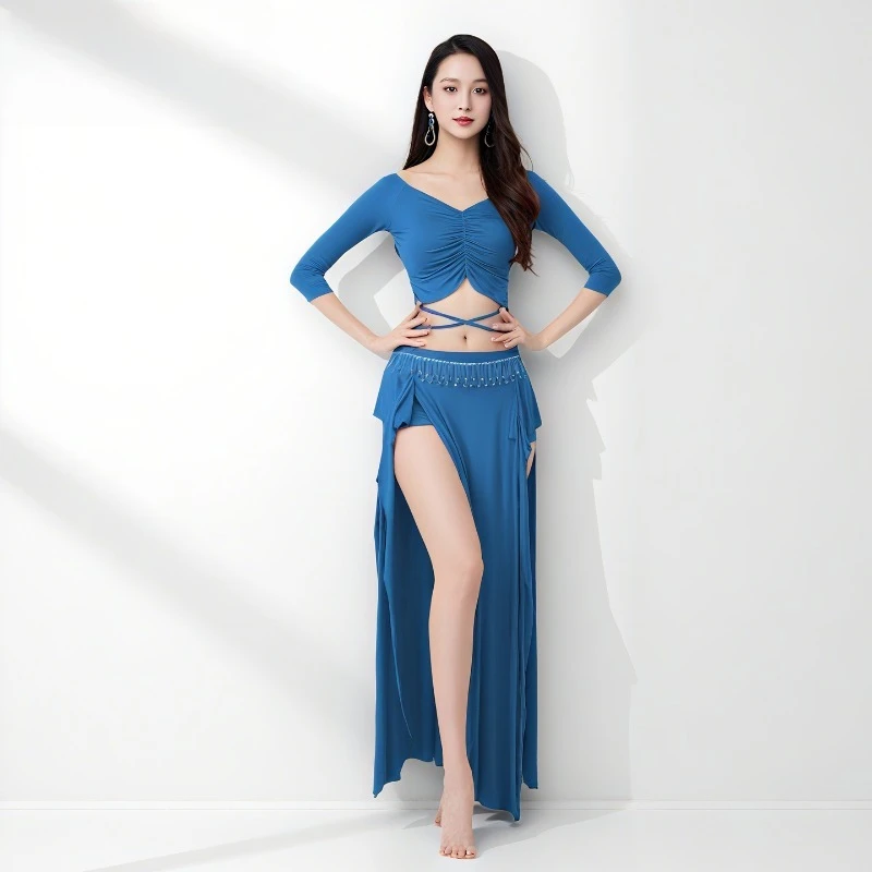 Костюмы для танца живота по индивидуальному заказу, тренировочный костюм, наряд для выступлений, одежда для восточных танцев, модальный комплект, длинное платье со средним рукавом
Костюмы для танца живота по индивидуальному заказу, тренировочный костюм, наряд для выступлений, одежда для восточных танцев, модальный комплект, длинное платье со средним рукавом