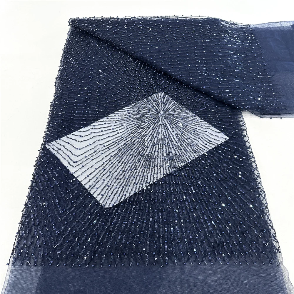 2025 New African French Nigerian Lace Fabric With Beads Sequins Mesh for Embroidery Wedding Party Bride Sewing Dress
2025 New African French Nigerian Lace Fabric With Beads Sequins Mesh for Embroidery Wedding Party Bride Sewing Dress